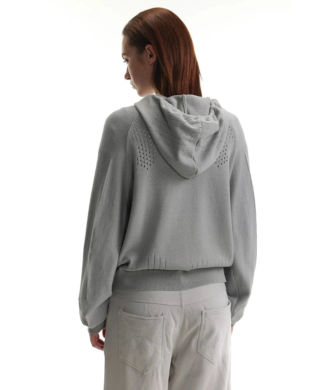 OPENWORK CROPPED FITNESS HOODIE