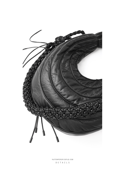 FAUX LEATHER CROSSBODY BAG
