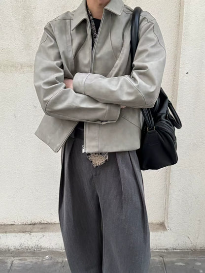 3D MACHETE LEATHER JACKET