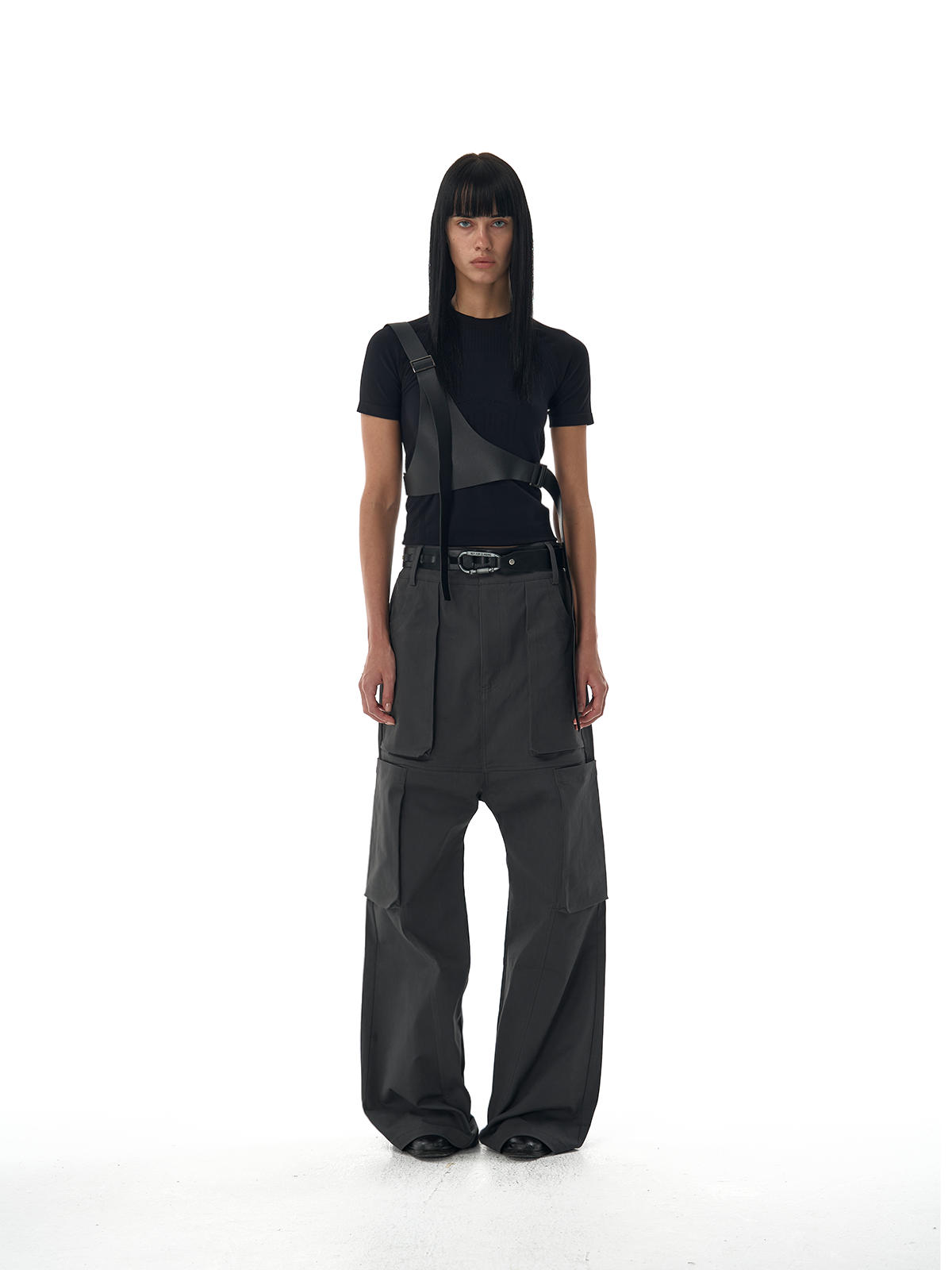 MICRO STRETCH CROPPED PANTS