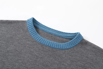 CASHMERE BLEND RINGER TEE