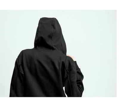 ZIPPERED SLIM-FIT HOODIE