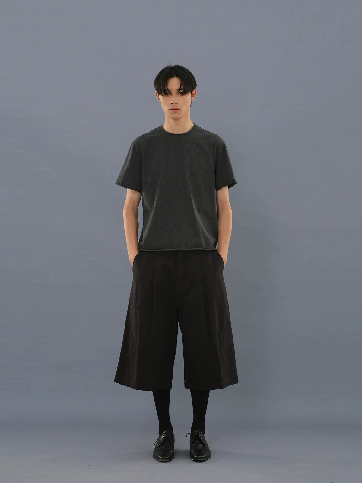 LINEN BLEND CASUAL SHORTS