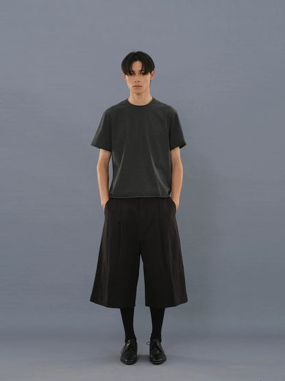 LINEN BLEND CASUAL SHORTS