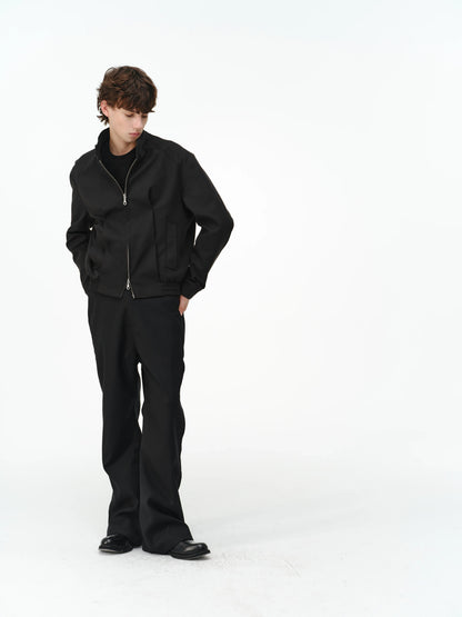 FLARED TWO-TONE DRESS PANTS