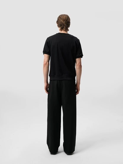 V-NECK DOUBLE LAYER T-SHIRT