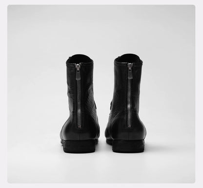 BLACK SUEDE BOXING SHOES