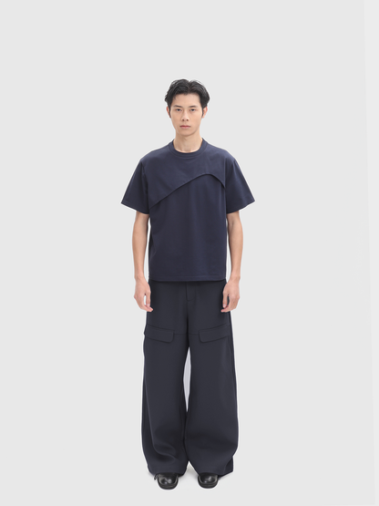 CURVED LINE T-SHIRT