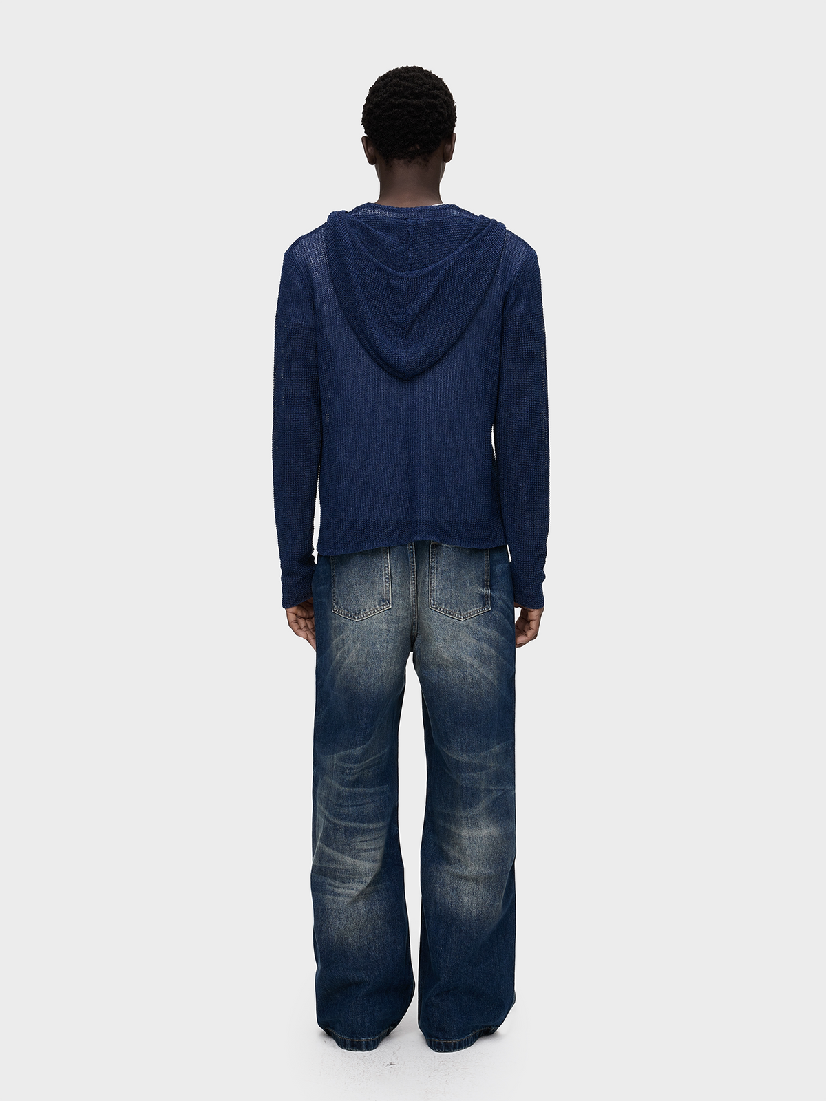 WASHI BLEND SHEER KNIT HOODIE 13