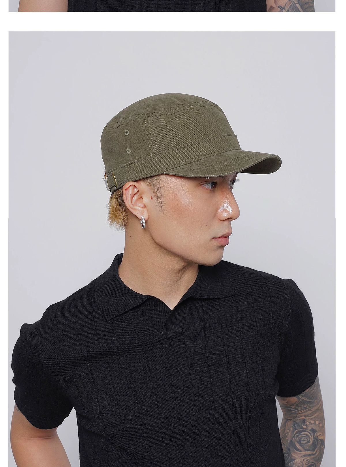 WASHED FLAT TOP CAP 11