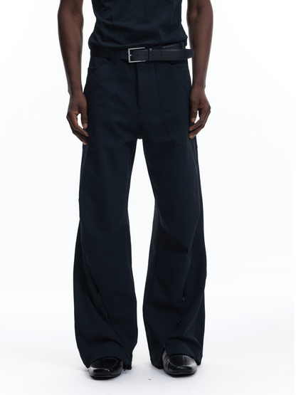 AMMONIA-FREE BREATHABLE PLEATED PANTS