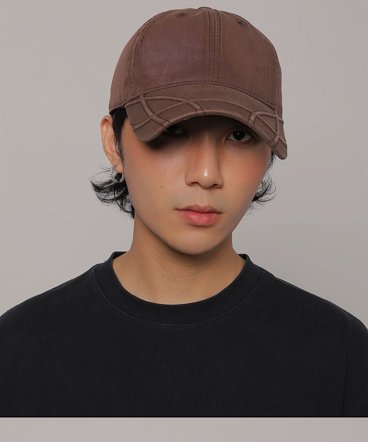 SCULPTED BRIM WASHED CAP 18