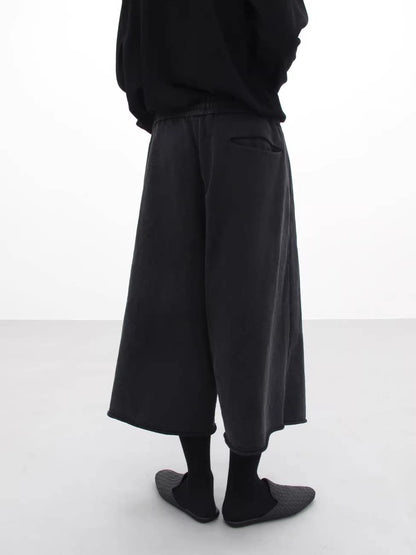 WASHED SLOUCHY SWEAT SHORTS