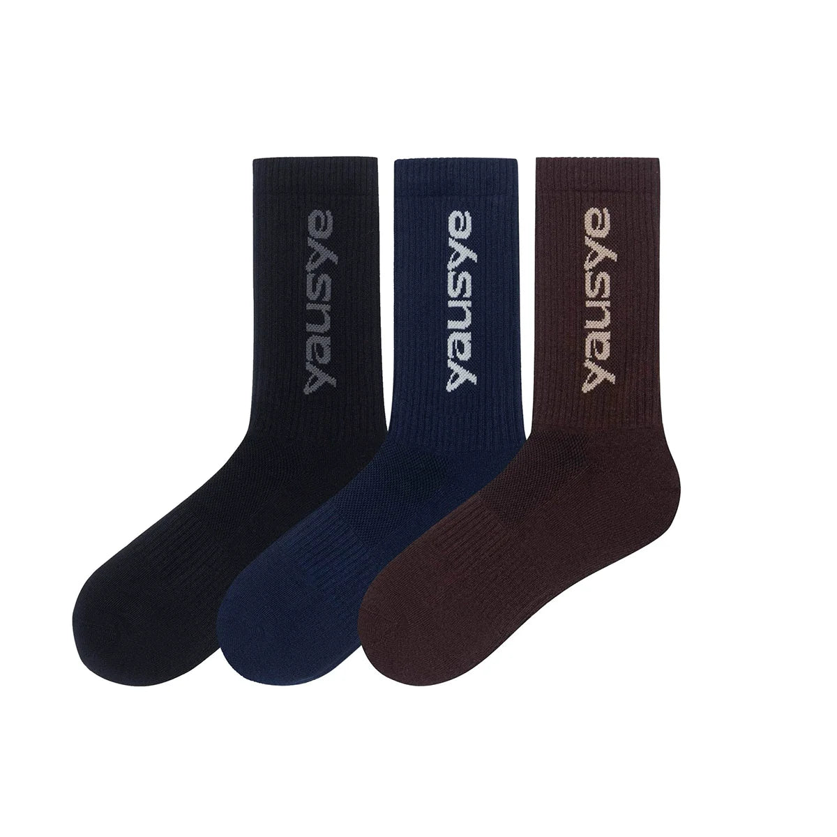 EMBROIDERED COTTON MID CALF SOCKS