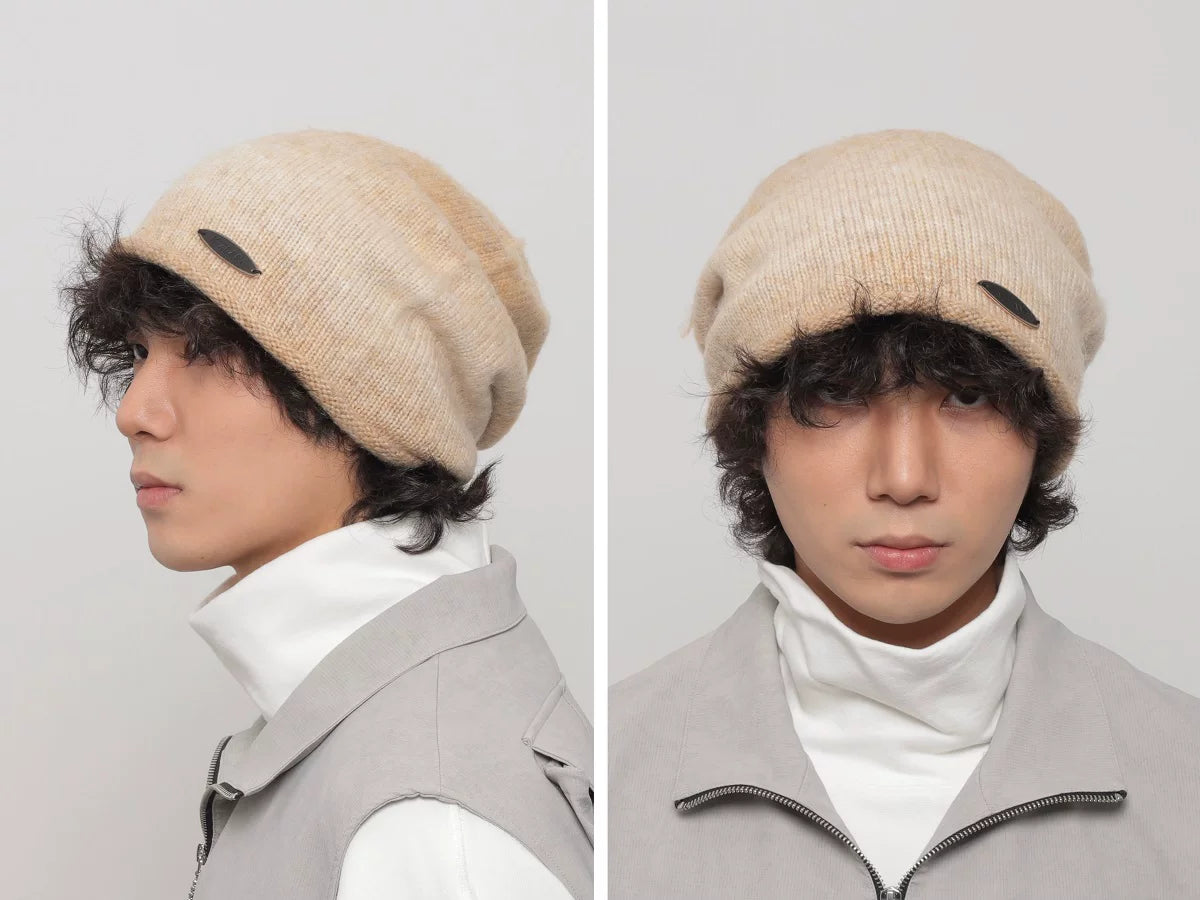 GRADIENT SLOUCH KNIT CAP 18