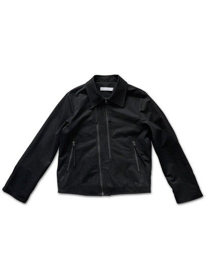 SLANT ZIP SHORT JACKET