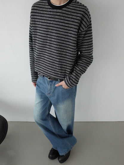 VINTAGE STRIPED RELAXED T-SHIRT