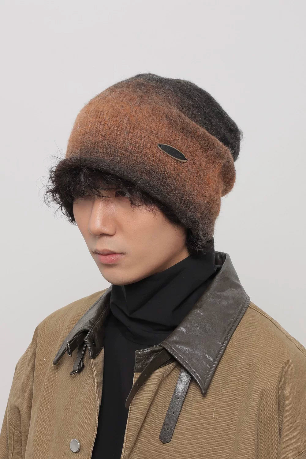 GRADIENT SLOUCH KNIT CAP 13