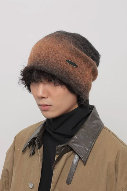 GRADIENT SLOUCH KNIT CAP 13