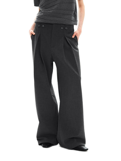 STRAIGHT LEG SUIT PANTS