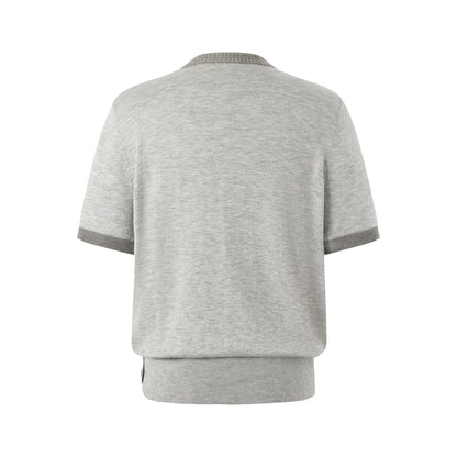 CASHMERE BLEND RINGER TEE