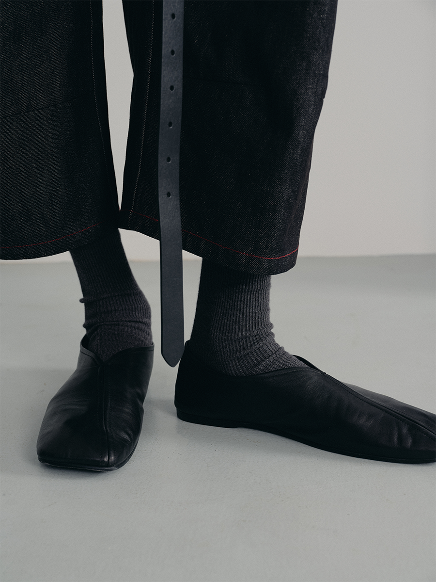 GRAINED LEATHER MONK SHOES