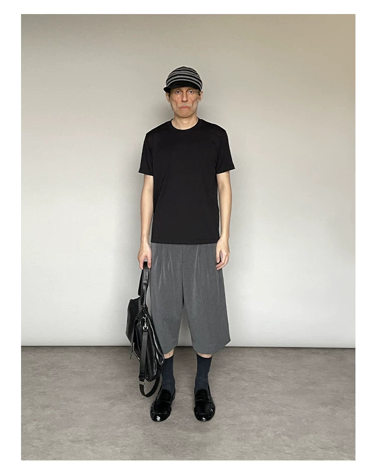 PLEATED CASUAL JORTS