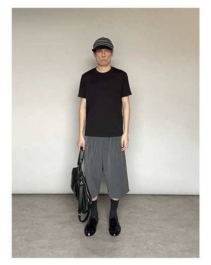 PLEATED CASUAL JORTS