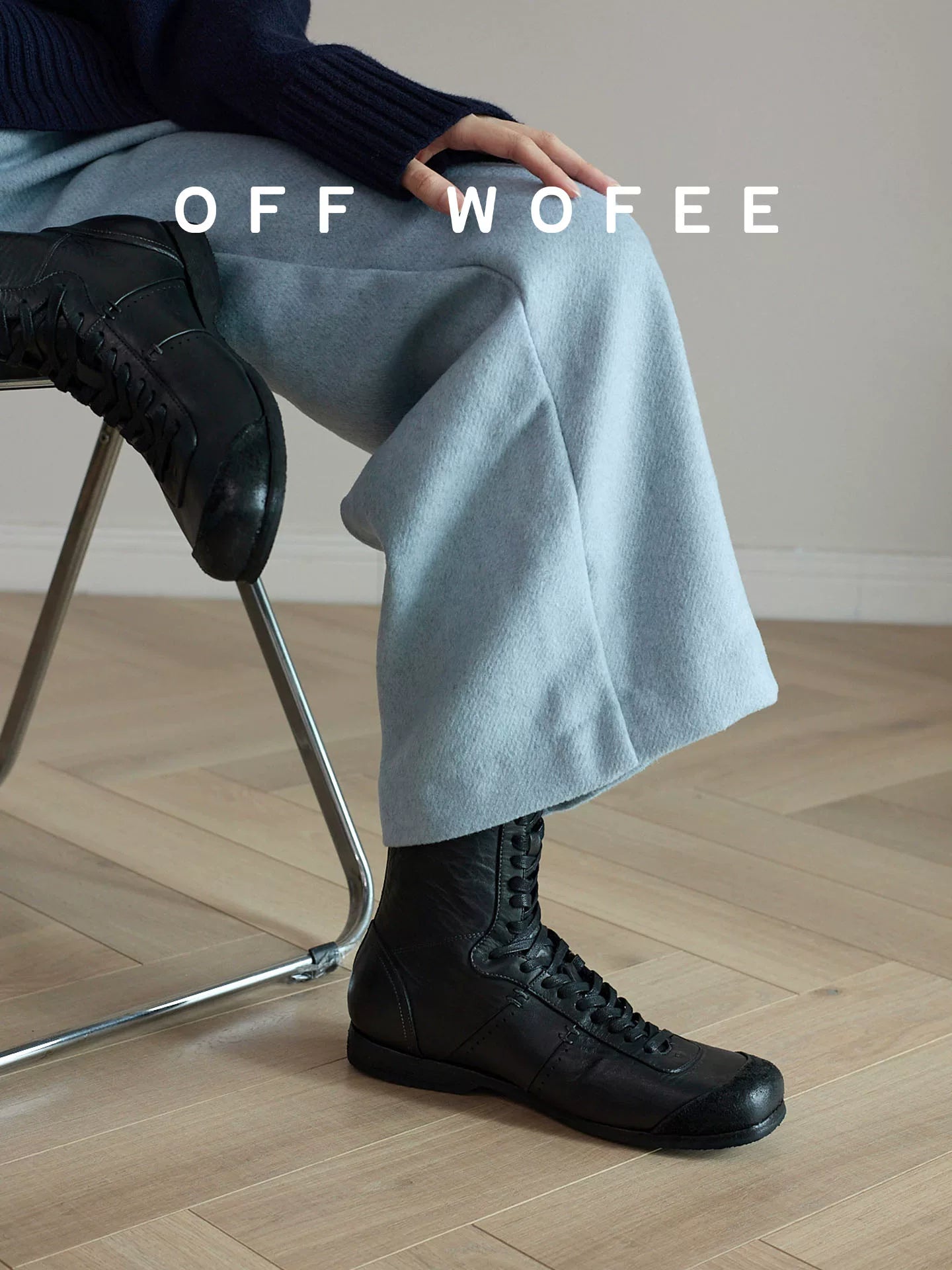 BLACK SUEDE BOXING SHOES
