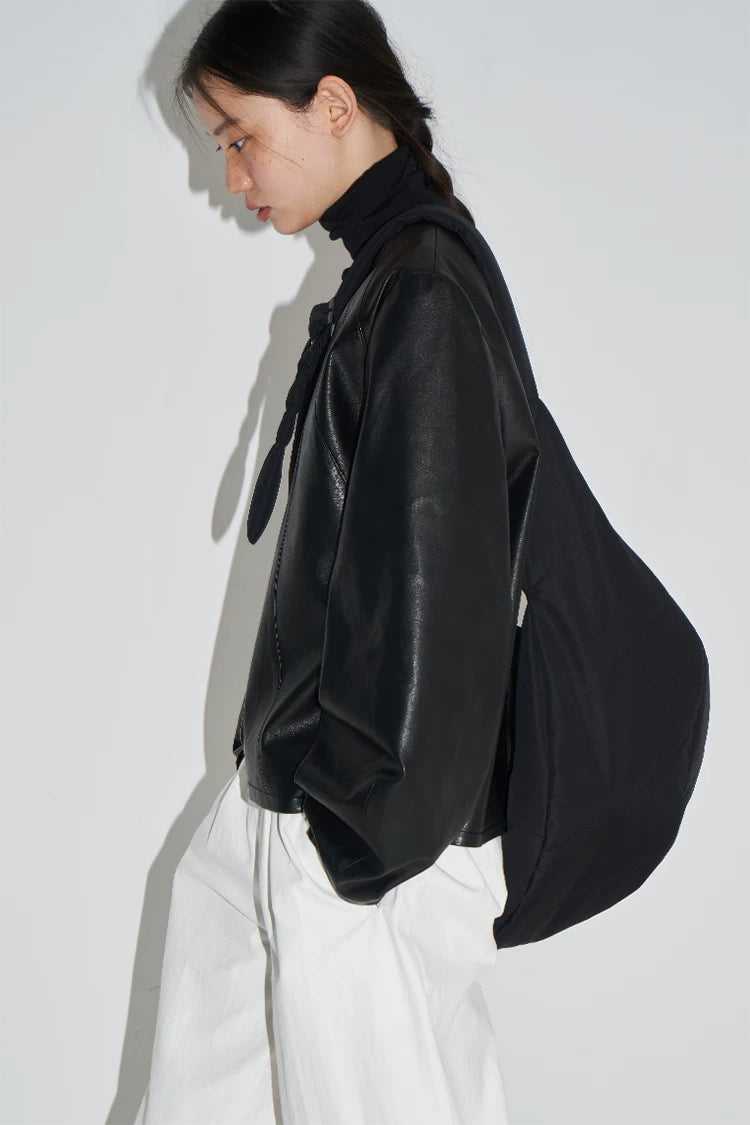 D SHAPED PADDED SHOULDER BAG 14