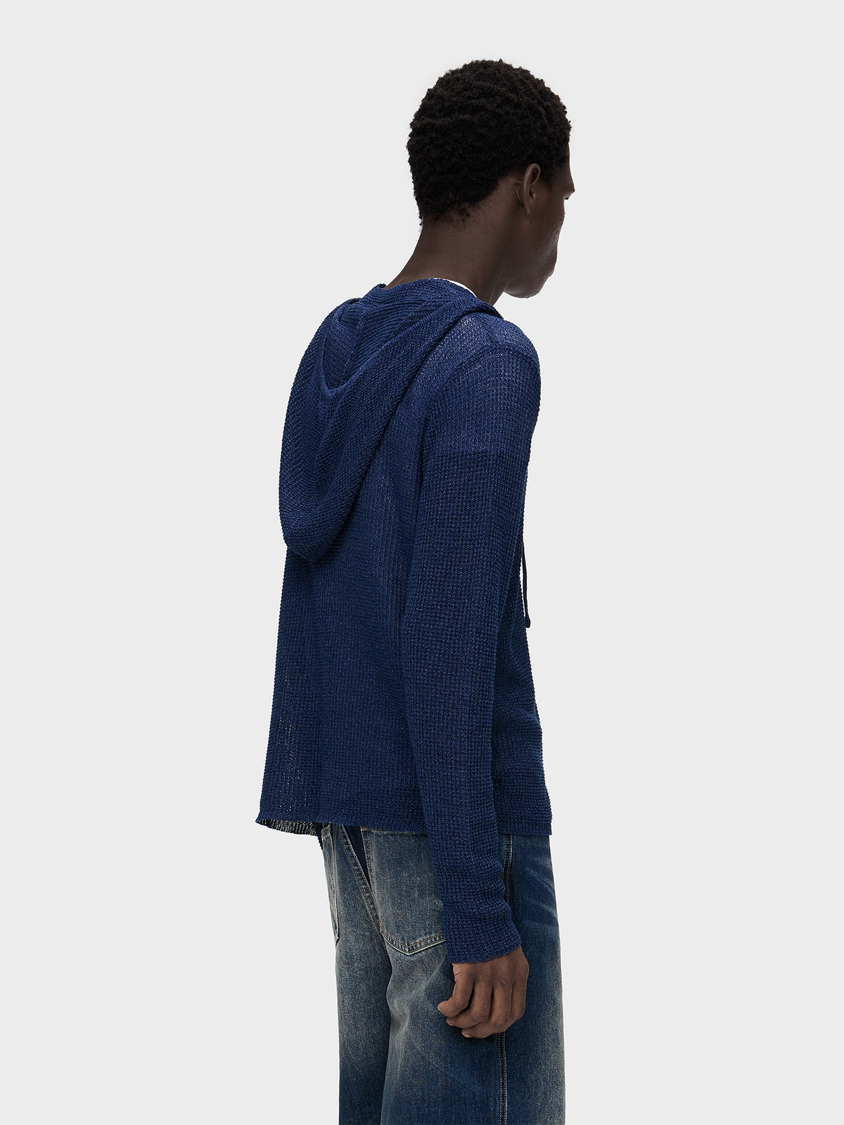 WASHI BLEND SHEER KNIT HOODIE 14