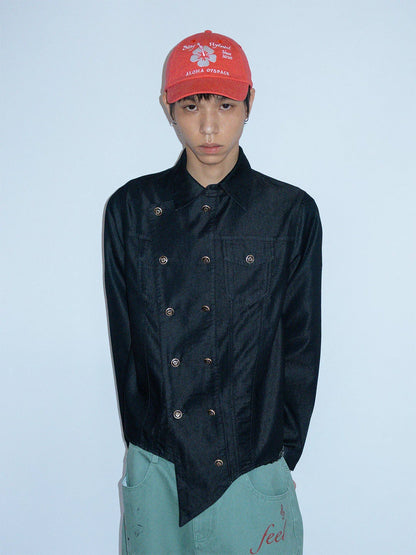 DENIM CHIVALRY SHIRT JACKET