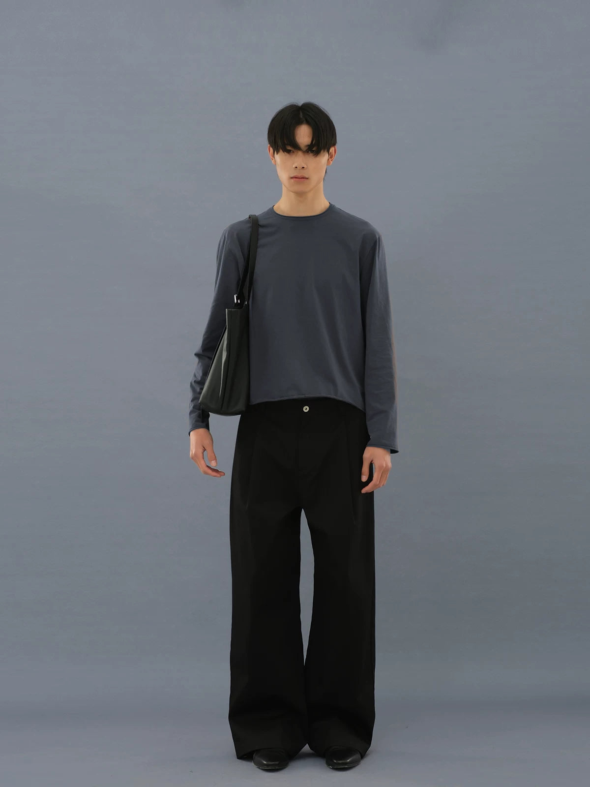 ROLLED  LONG SLEEVE T-SHIRT