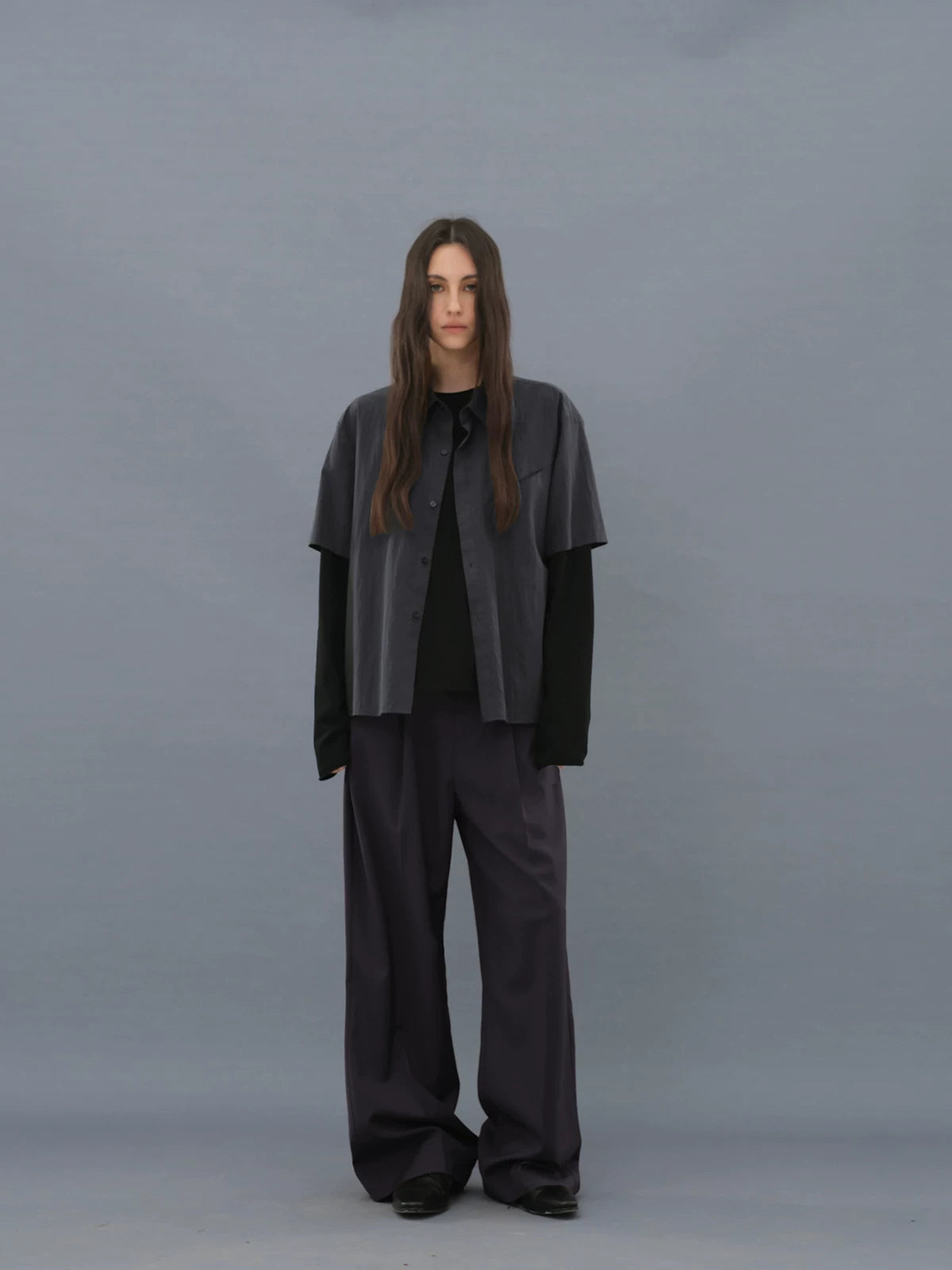 TENCEL BLEND SHORT SLEEVE SHIRT