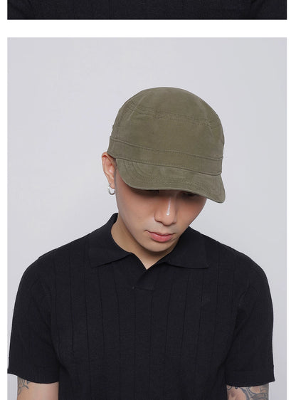 WASHED FLAT TOP CAP 10