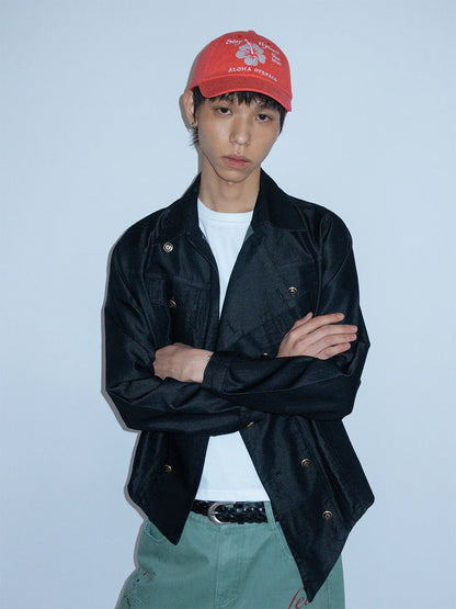 DENIM CHIVALRY SHIRT JACKET