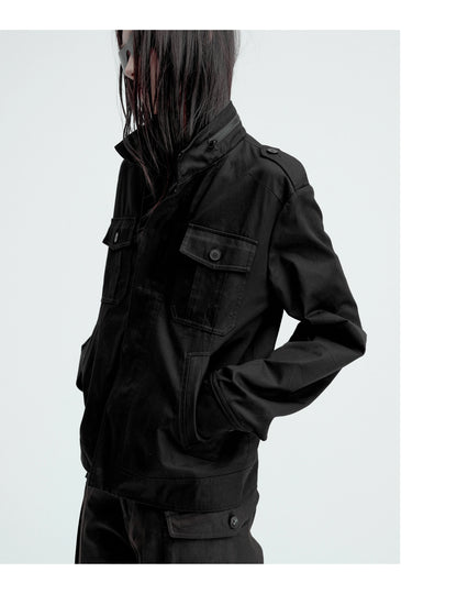 MERCERIZED COTTON WORK JACKET