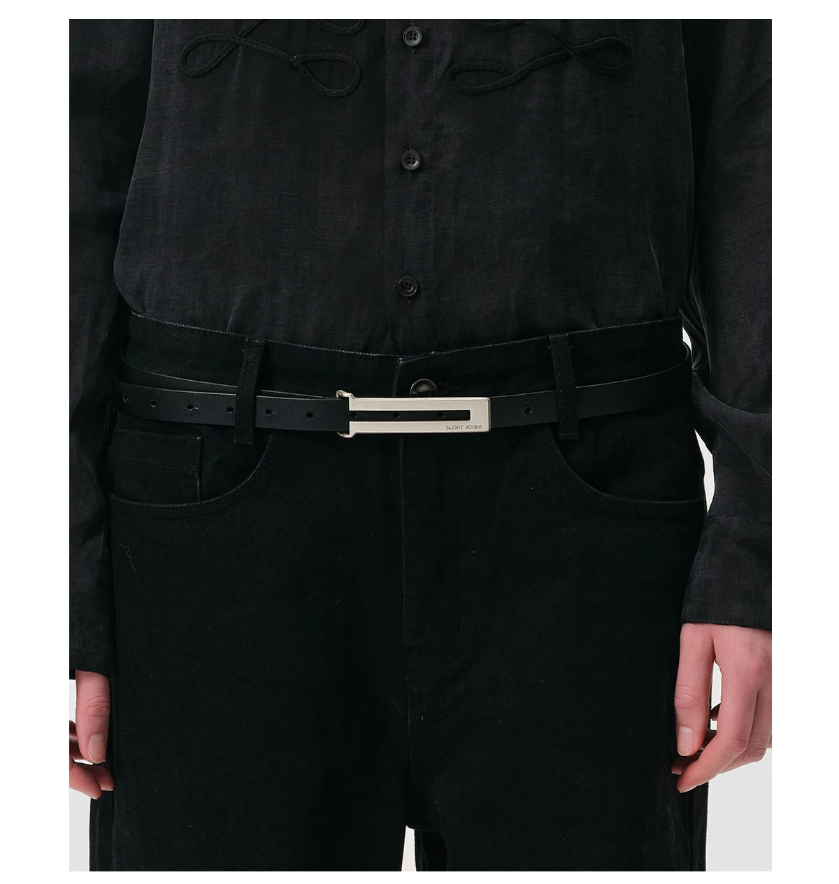BAR KEY LEATHER BELT 11