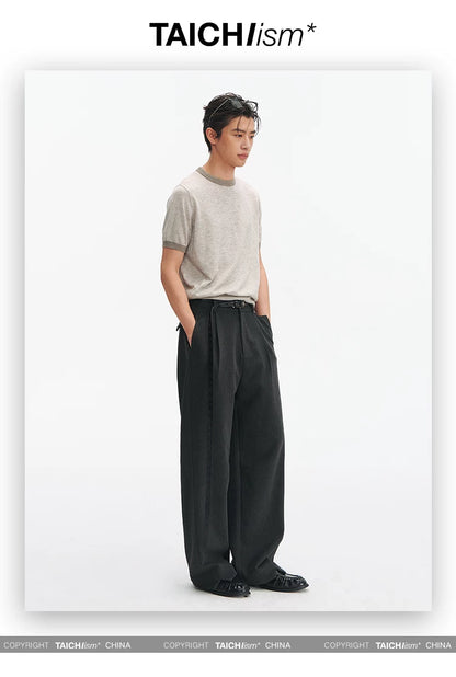 CASHMERE BLEND RINGER TEE