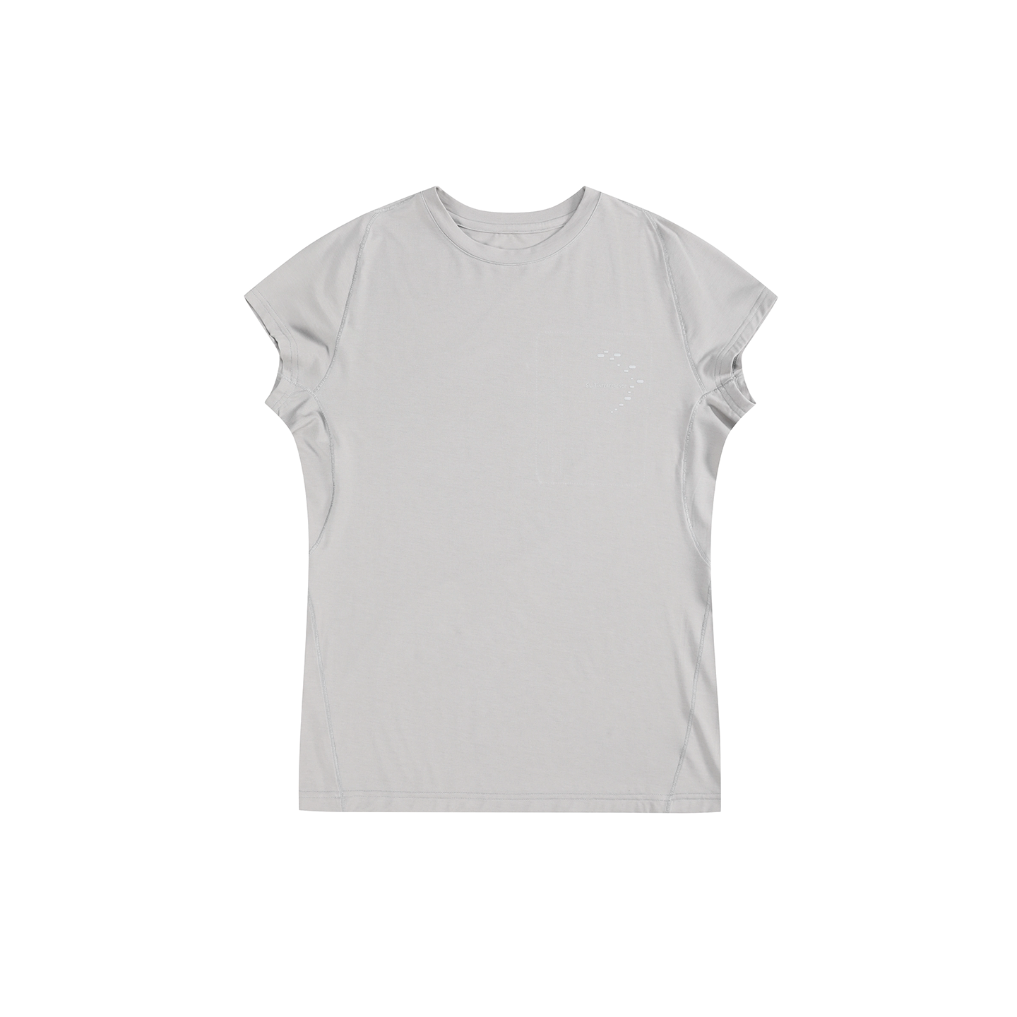 TENCEL WOOL PRINTED CROP TEE