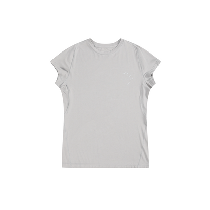 TENCEL WOOL PRINTED CROP TEE