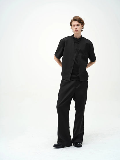 FLARED TWO-TONE DRESS PANTS