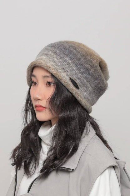 GRADIENT SLOUCH KNIT CAP 10