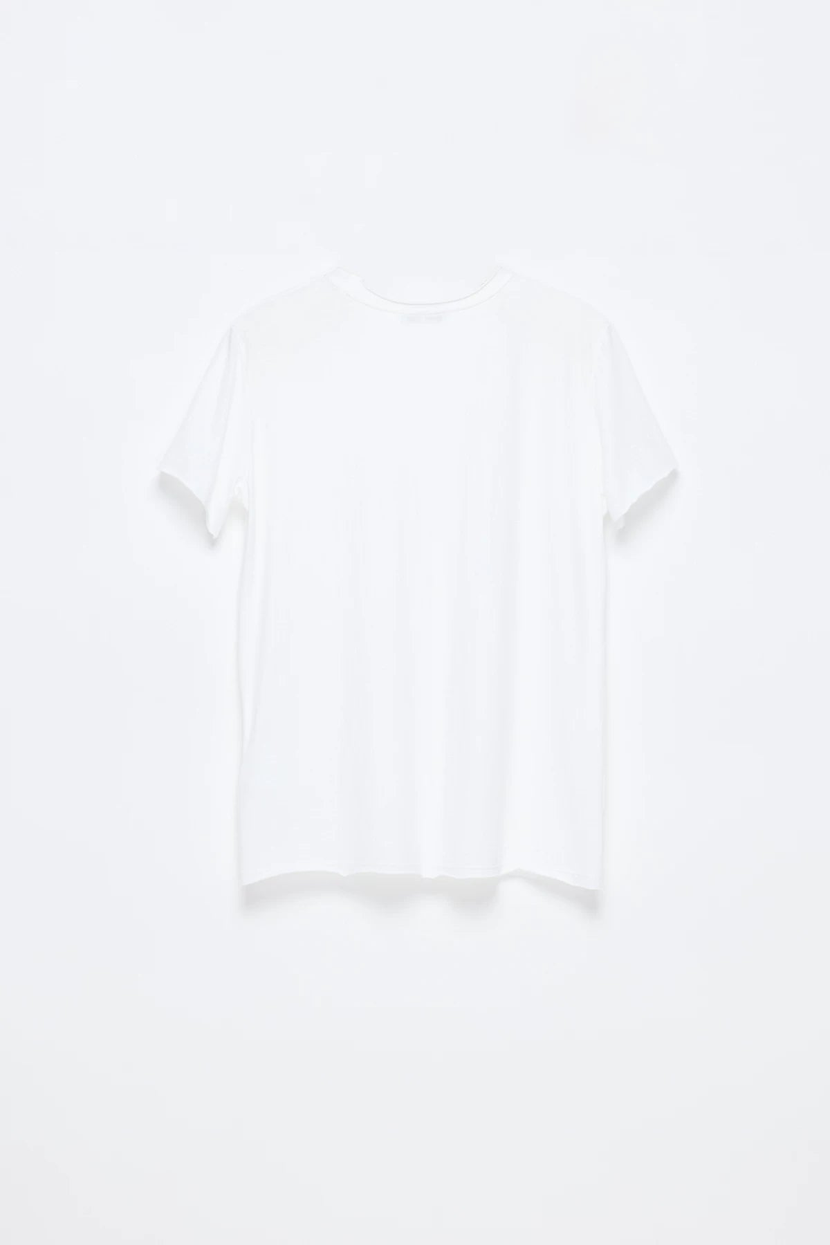 COZY SHEER ROLLED-CUFF TEE