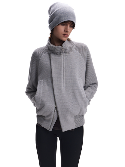 CROPPED LOOSE-FIT CARDIGAN JACKET