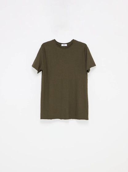 COZY SHEER ROLLED-CUFF TEE