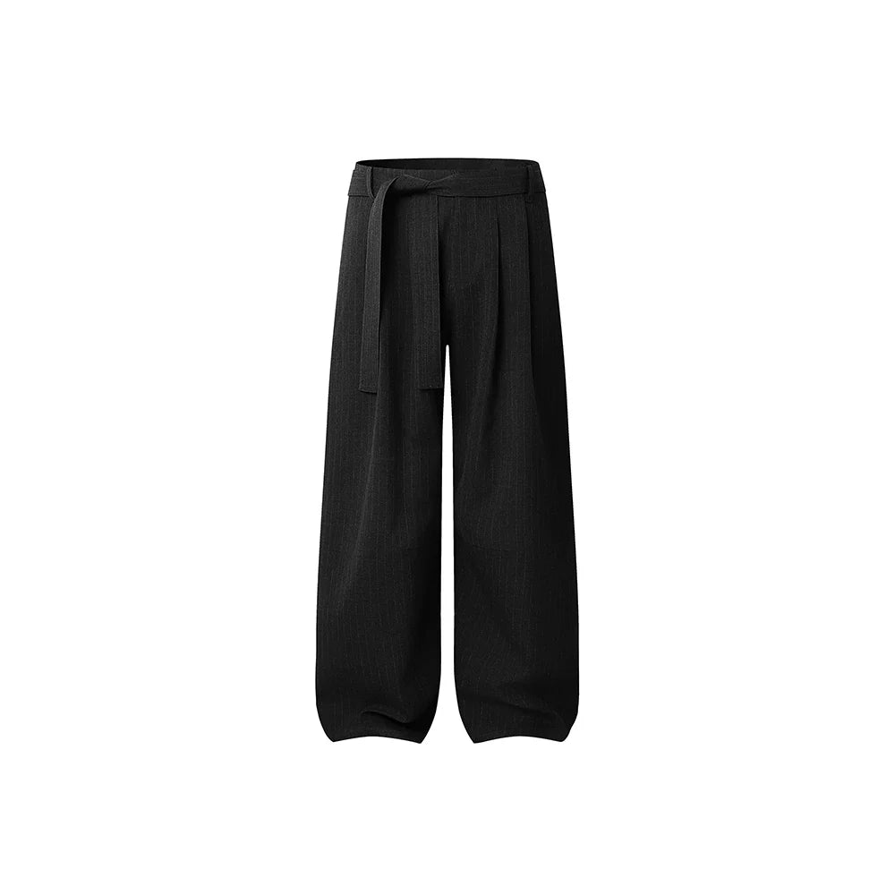 CASUAL DRAPE SUIT PANTS