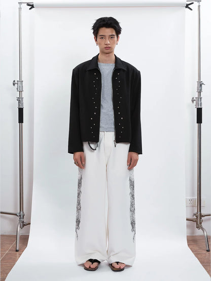 SNAP ZIPPERED JACKET