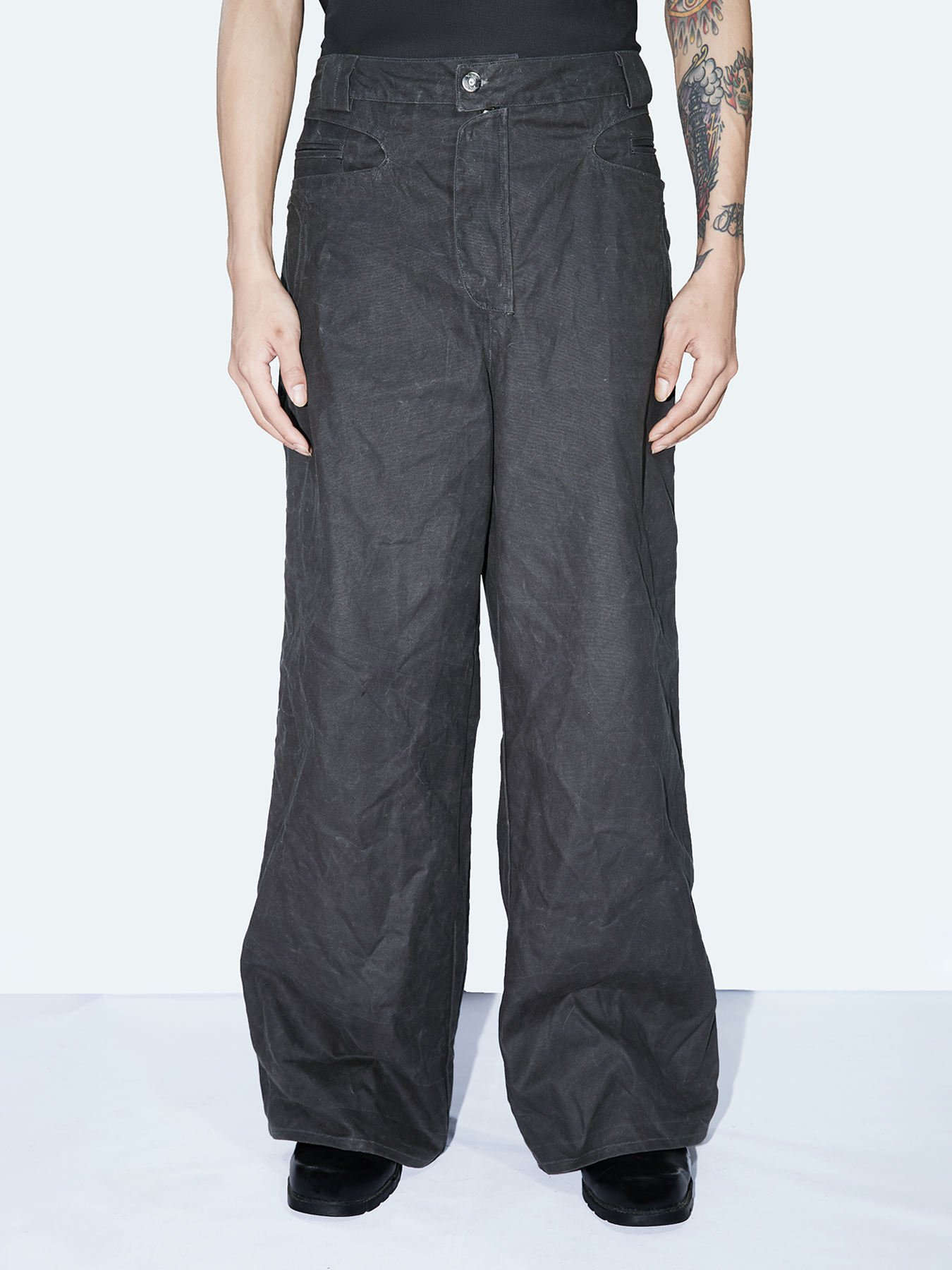 VINTAGE CANVAS WORK PANTS