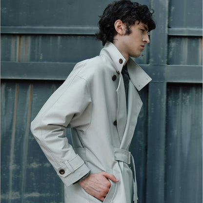ADJUSTABLE BELT TRENCH COAT